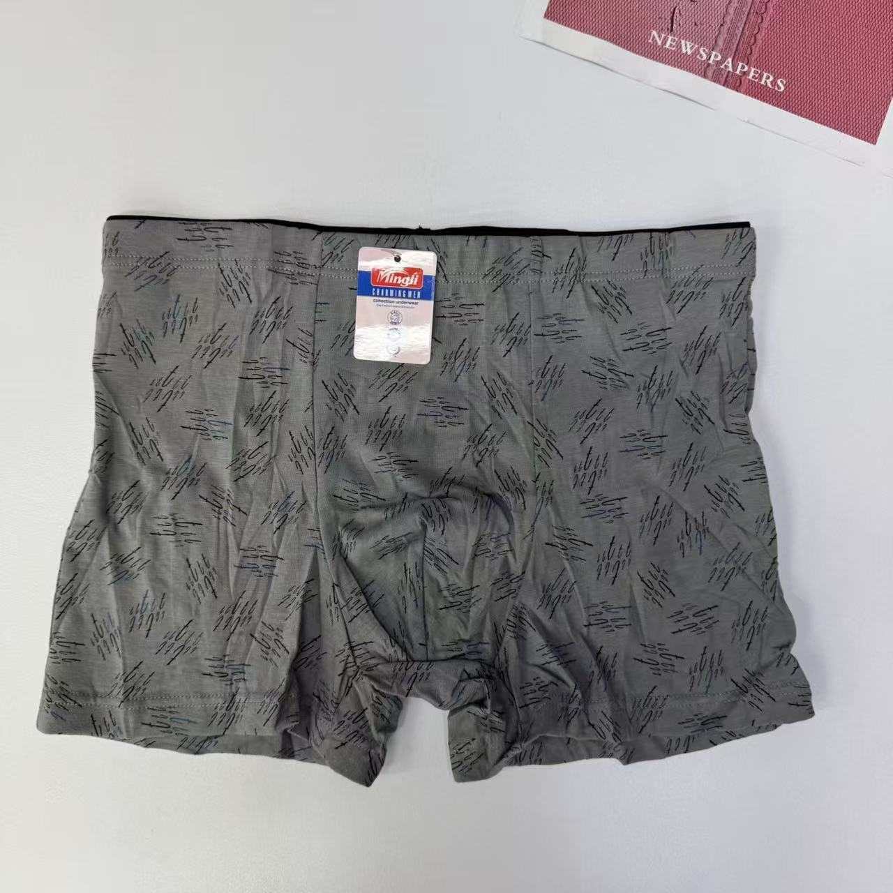 6343# Honduran Bestseller Men's Underwear Fine-line dark-patterned Briefs multi-color underwear Men's Briefs QNI details Picture