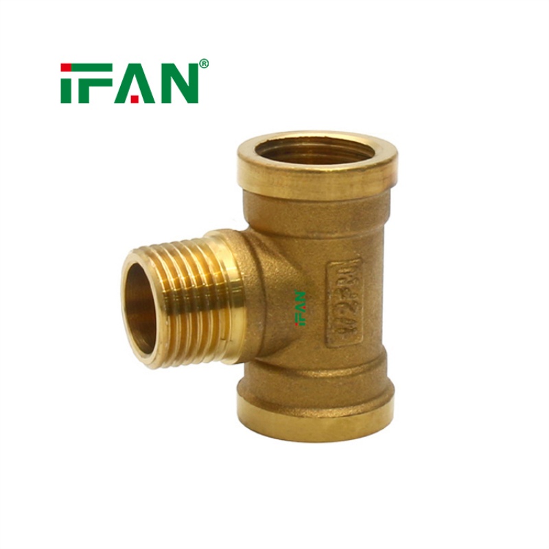 IFAN Factory Supply Brass Male-Threaded Tee Fitting Application Scenario