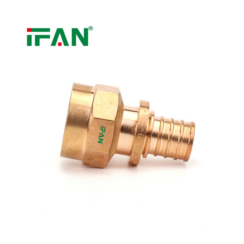 IFAN Precision-Cast PEX Brass Axial Fitting Female Elbow Specification image