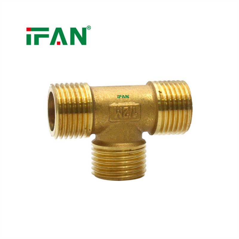IFAN Machined Brass Fitting – Male-Threaded Tee Application Scenario