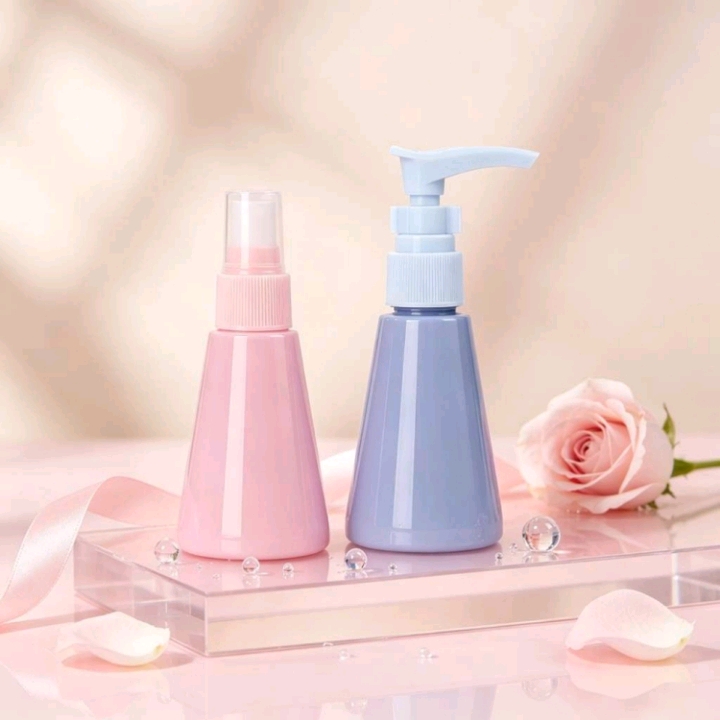 Macaron sub-bottle set, spray bottle, pump bottle combination, travel portable skin care products, portable storage for empty bottles Application Scenario