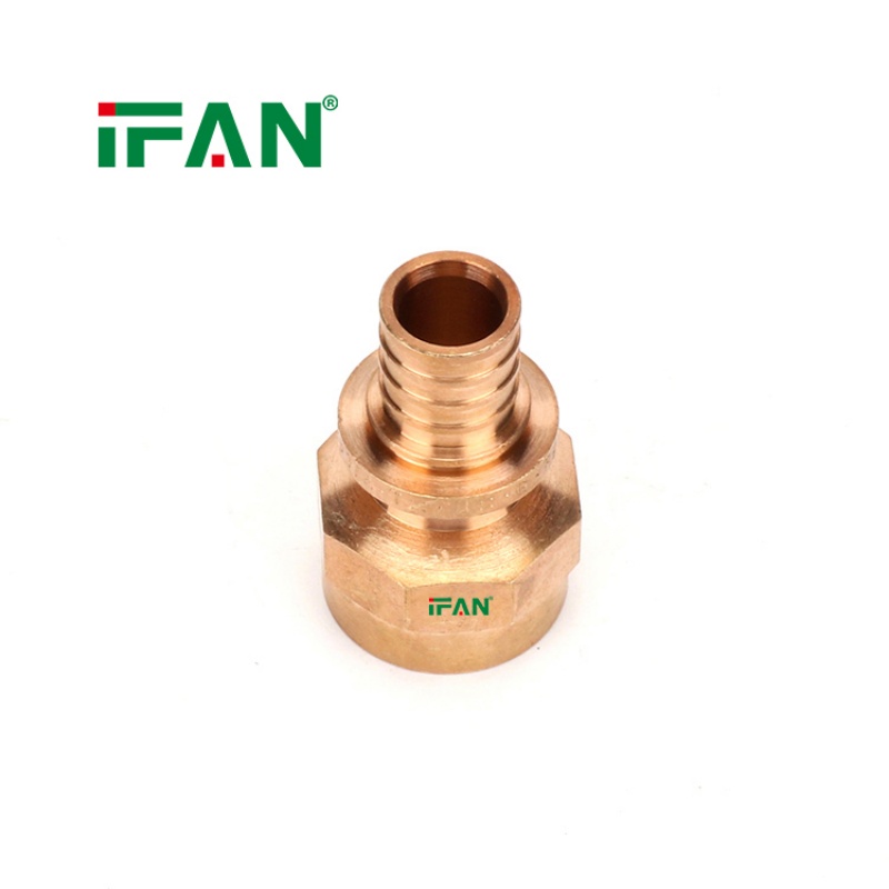 IFAN Precision-Cast PEX Brass Axial Fitting Female Elbow