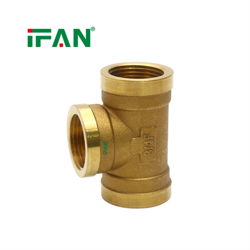 IFAN Made-in-China Thickened Brass Tee Fitting