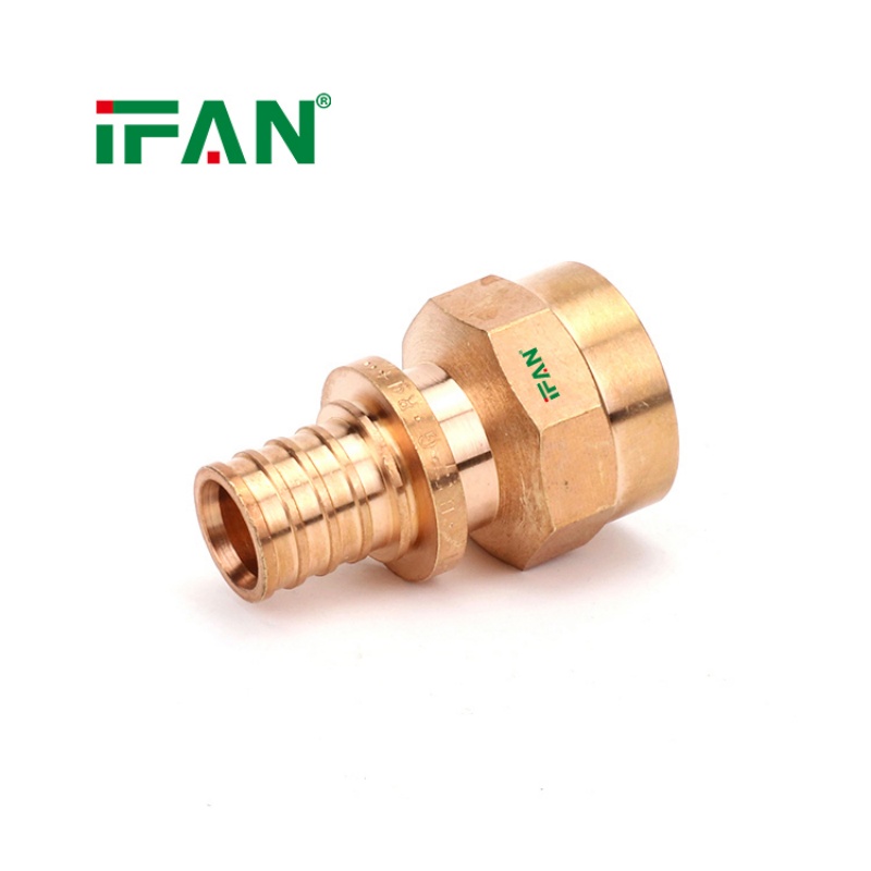 IFAN Precision-Cast PEX Brass Axial Fitting Female Elbow Item Picture