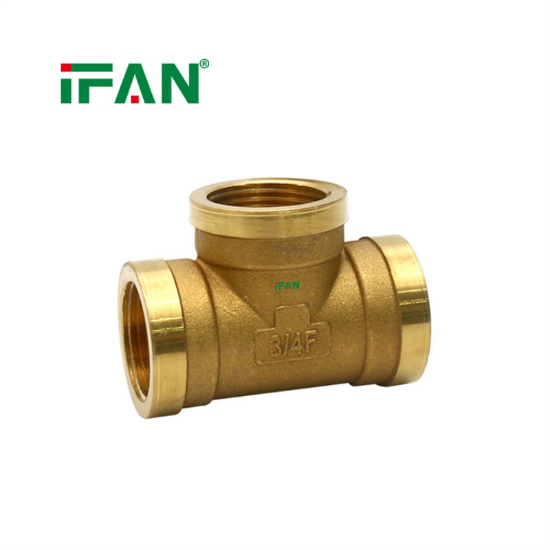 IFAN Made-in-China Thickened Brass Tee Fitting details Picture