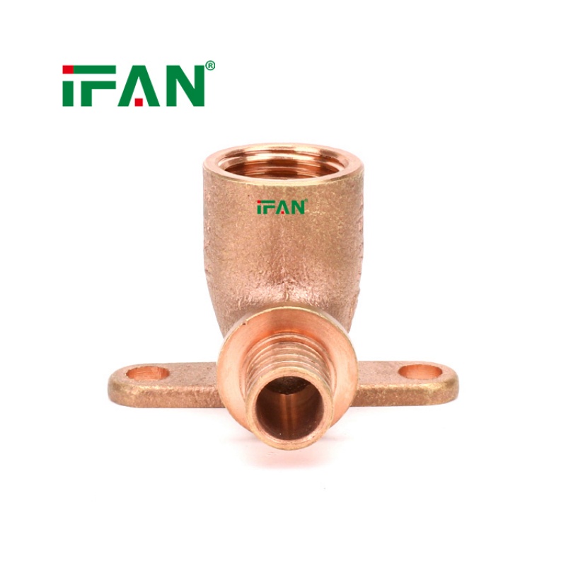 PEX Brass Axial Fitting – Female-Threaded Elbow with Mount Item Picture