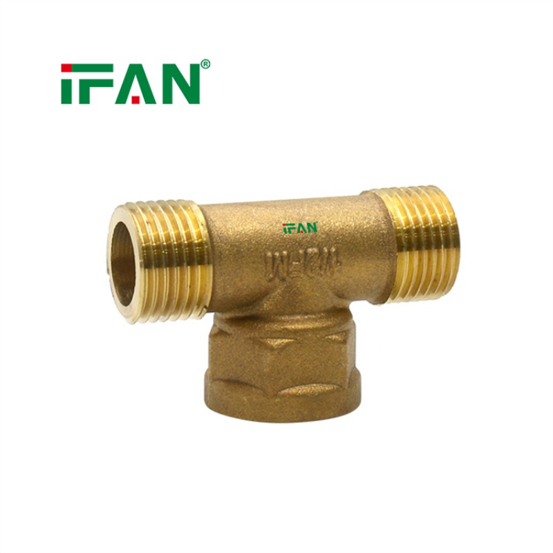 IFAN Machined Brass Fitting – Male-Threaded Tee Item Picture