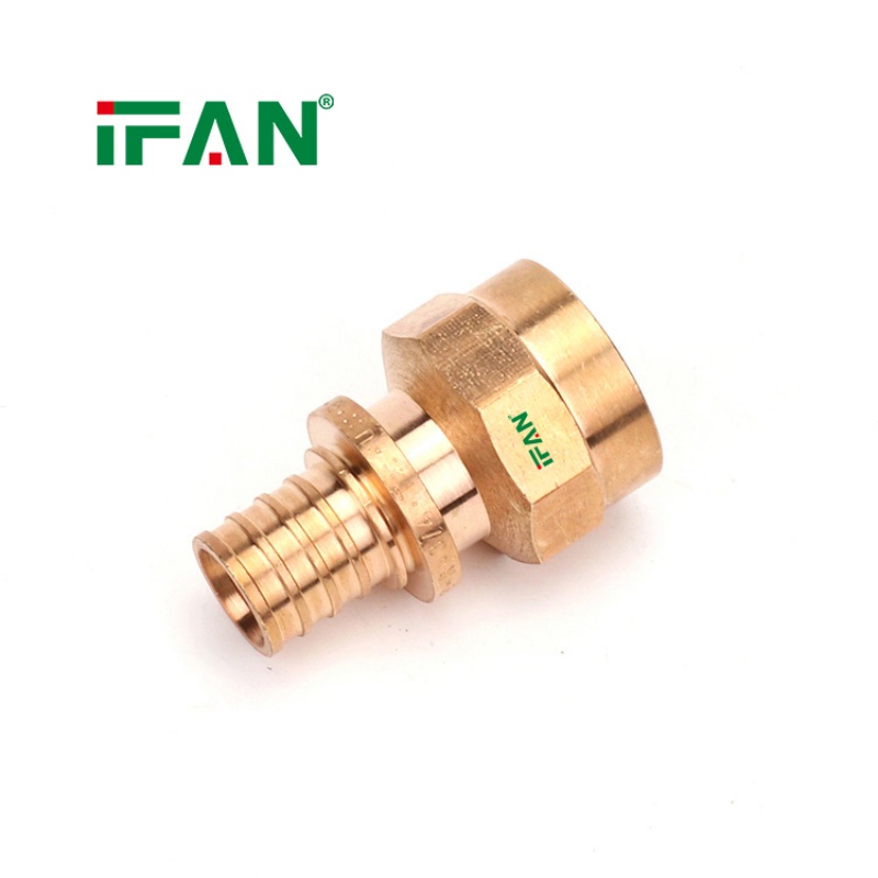 IFAN Precision-Cast PEX Brass Axial Fitting Female Elbow details Picture