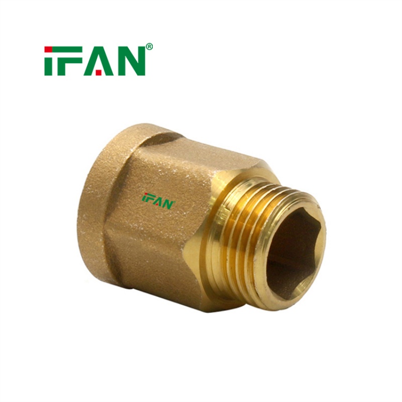High-Quality Brass Fittings with Hexagonal Extension Adaptor Specification image