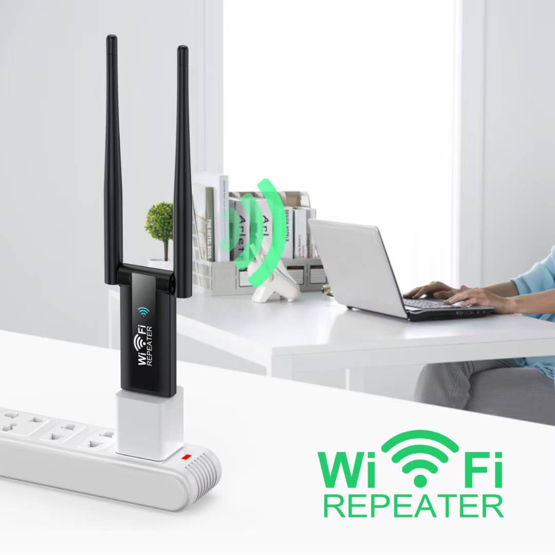 WiFi signal amplifier, booster, wireless network extender, 300M repeater manufacturer in stock detail image 6