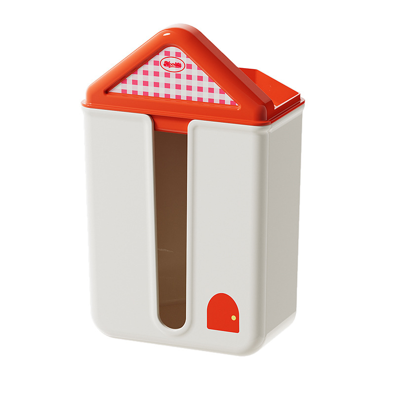 N22-4997 tissue box, non-perforated wall-mounted cartoon tissue box, face towel storage box, wall-mounted toilet details Picture