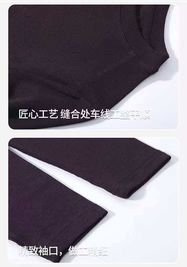 (Domestic stock) Fashionable women's knitted woolen sweater with sleeveless vest, warm and versatile for autumn and winter. Women's knitted woolen sweater base layer detail image 2
