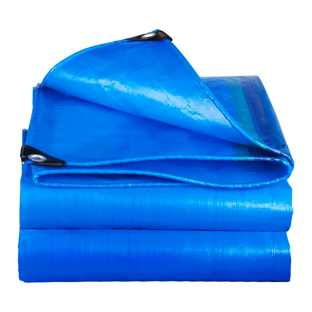 Prejuiciado toldo azul nuevo de engrosar FangYuBu fuera parasol cubrió la camioneta de obra ShanBu doble toldo azul engrosar usable PE YuBu desgaste van mercancías cubrir plástico impermeables Specification image
