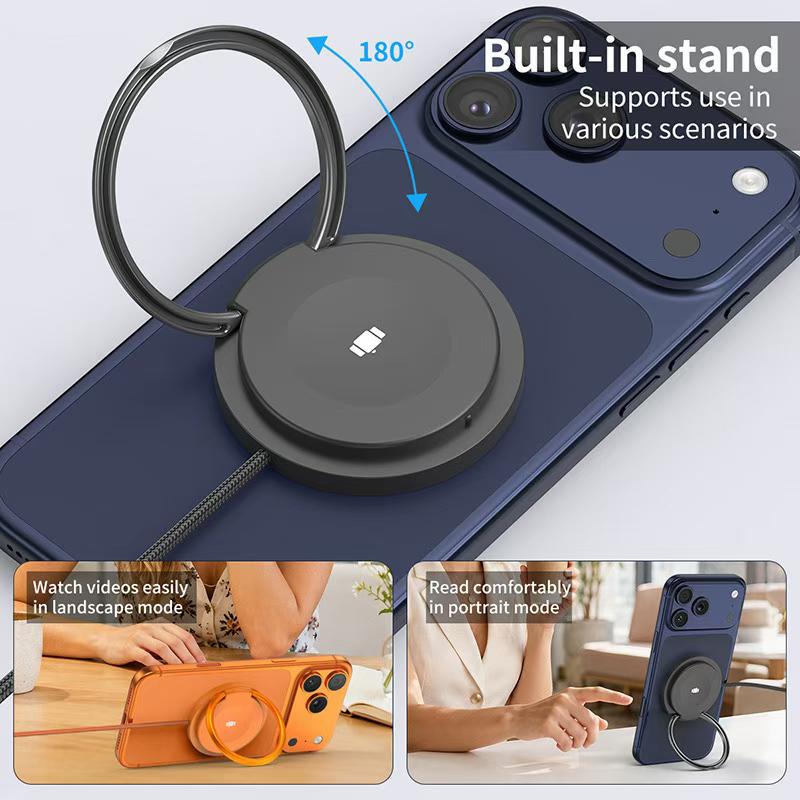 The 25W wireless charging fast charging alloy qi2.2 magnetic wireless charger is thin and light, suitable for Apple's 25W wireless charging detail image 4