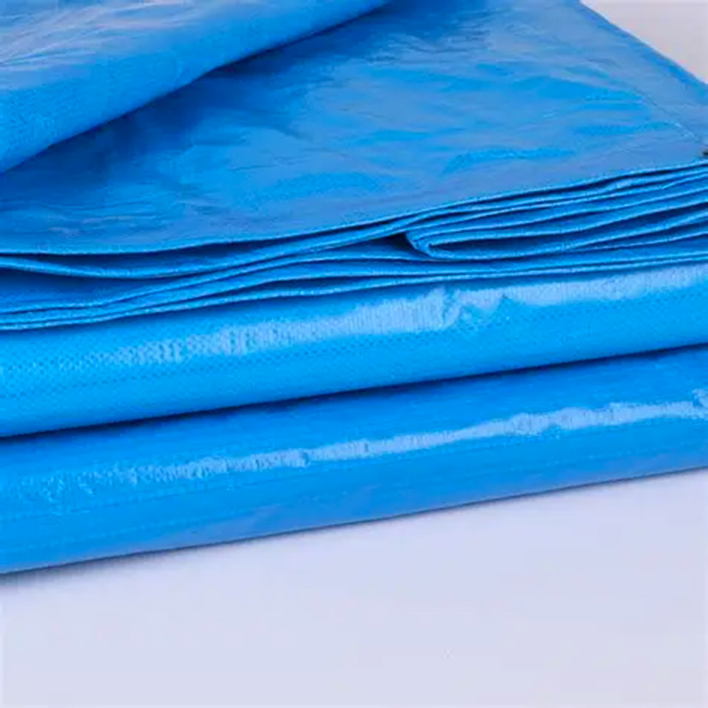 Prejuiciado toldo azul nuevo de engrosar FangYuBu fuera parasol cubrió la camioneta de obra ShanBu doble toldo azul engrosar usable PE YuBu desgaste van mercancías cubrir plástico impermeables details Picture