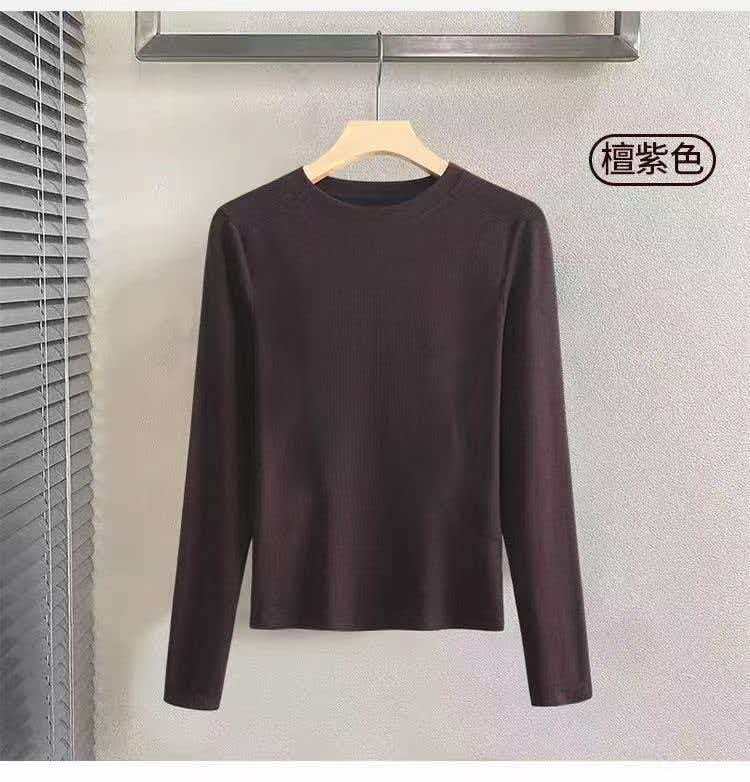 (Domestic stock) Fashionable women's knitted woolen sweater with sleeveless vest, warm and versatile for autumn and winter. Women's knitted woolen sweater base layer detail image 3