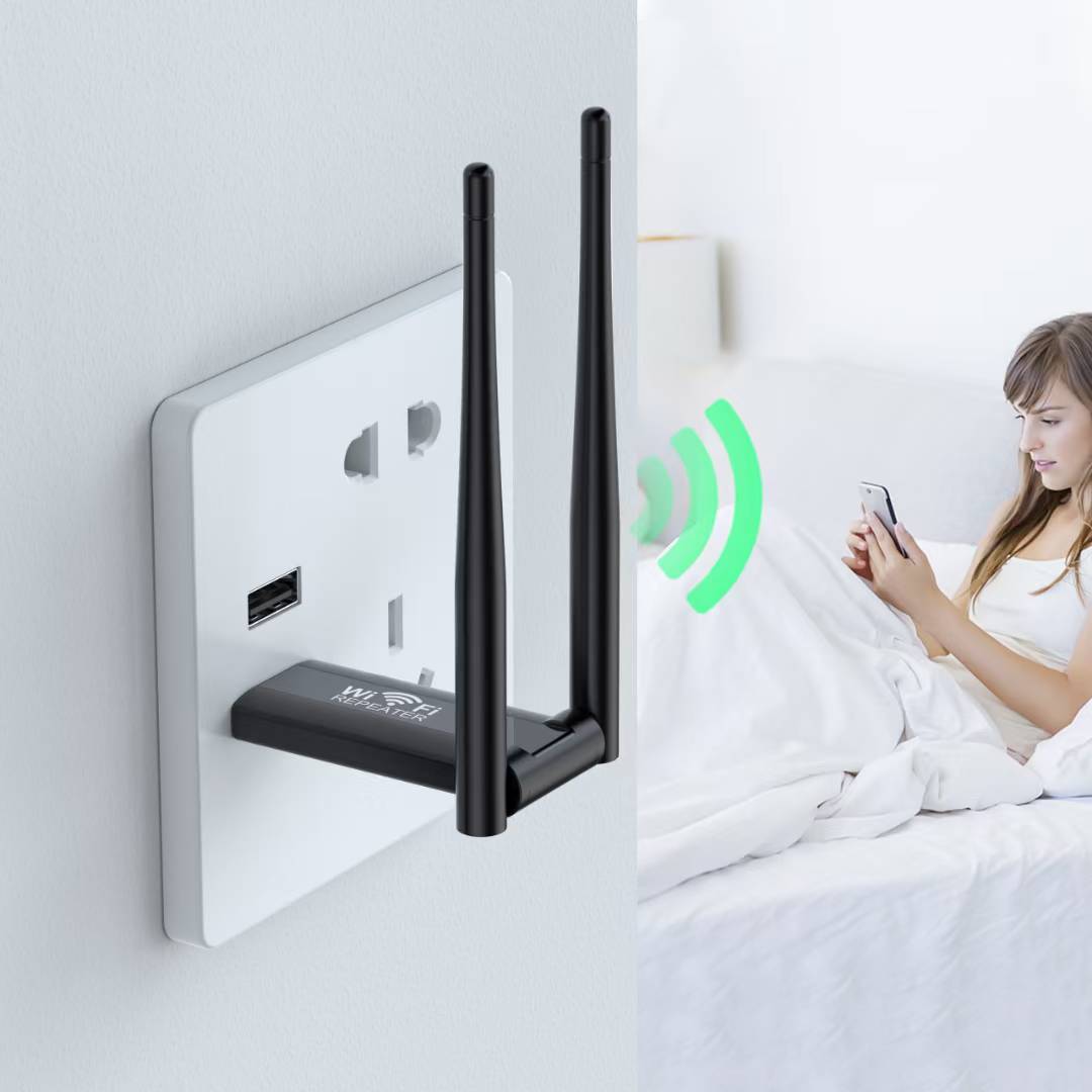 WiFi signal amplifier, booster, wireless network extender, 300M repeater manufacturer in stock detail image 2