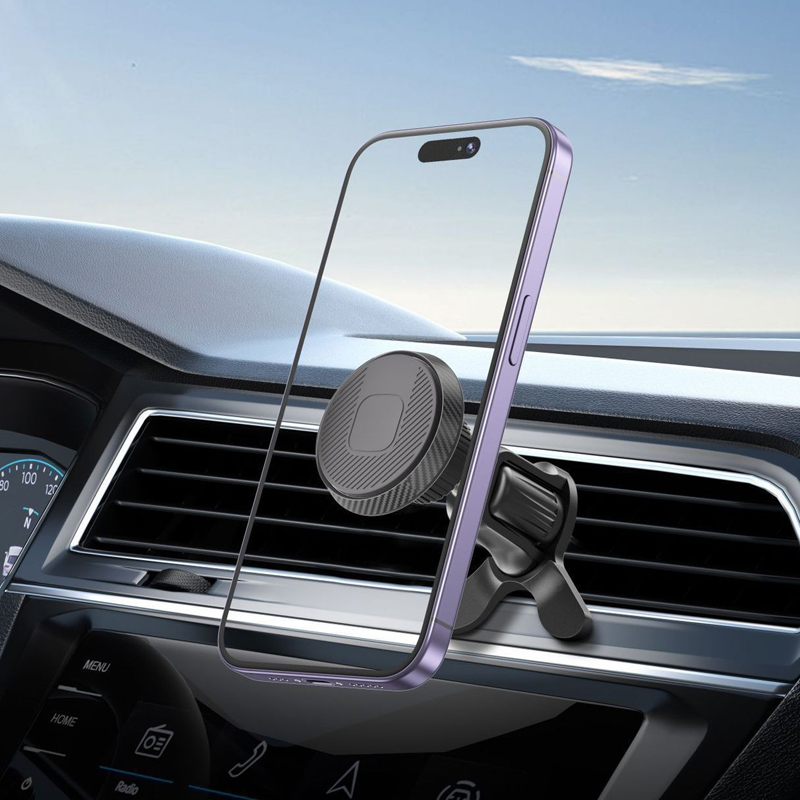 PZ-A001, A002, A003 air outlet magnetic mobile phone stand, plastic mobile phone stand, air outlet mobile phone stand, car mobile phone stand, car air outlet mobile phone stand clip details Picture
