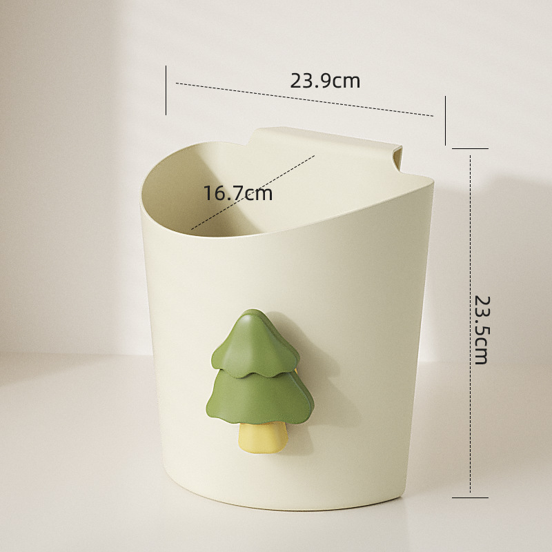 H231-ST047 Large wall-mounted bucket, kitchen and bathroom storage bucket, trash can, office kitchen trash can