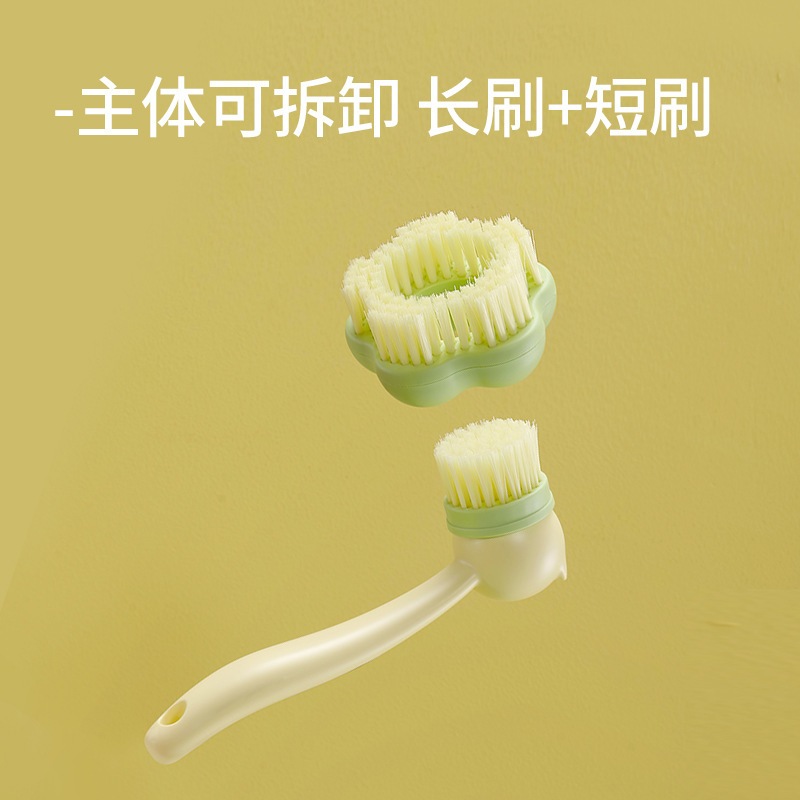 F34-D-71 shoe brush with soft bristles that won't damage shoes, cleaning clothes brush with soft bristles, white shoe brush Item Picture