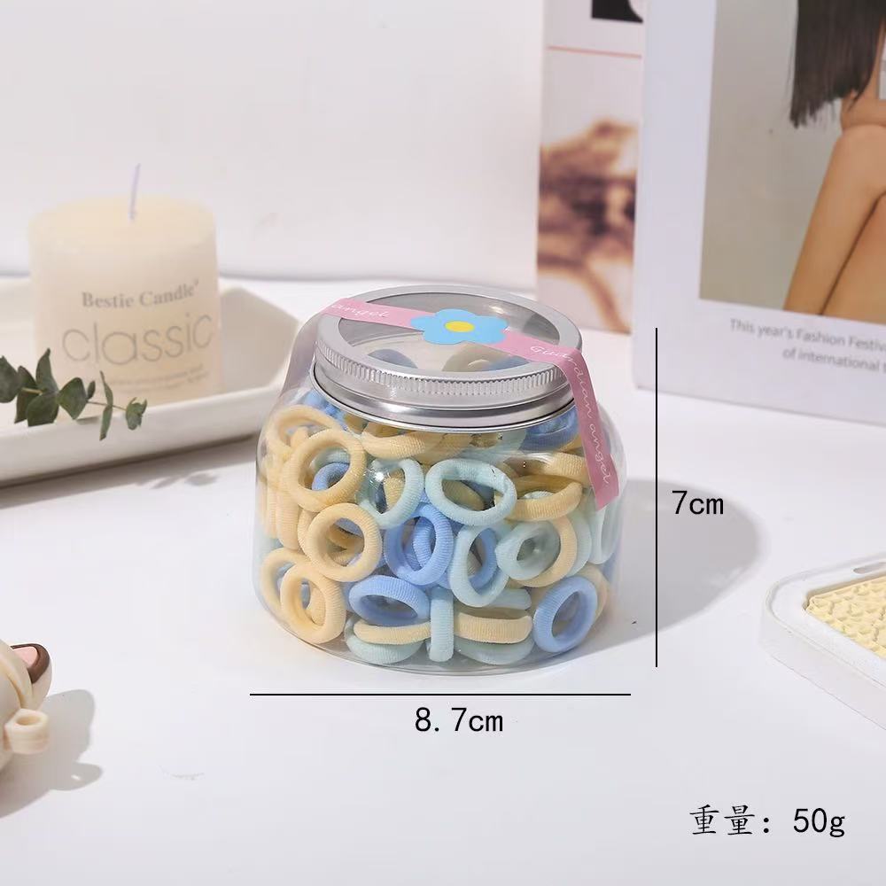 Colorful hair band, glass can, hair accessory set, large intestine hair band, leopard print pattern telephone line headband, children's hair accessory accessory 140648359 Item Picture