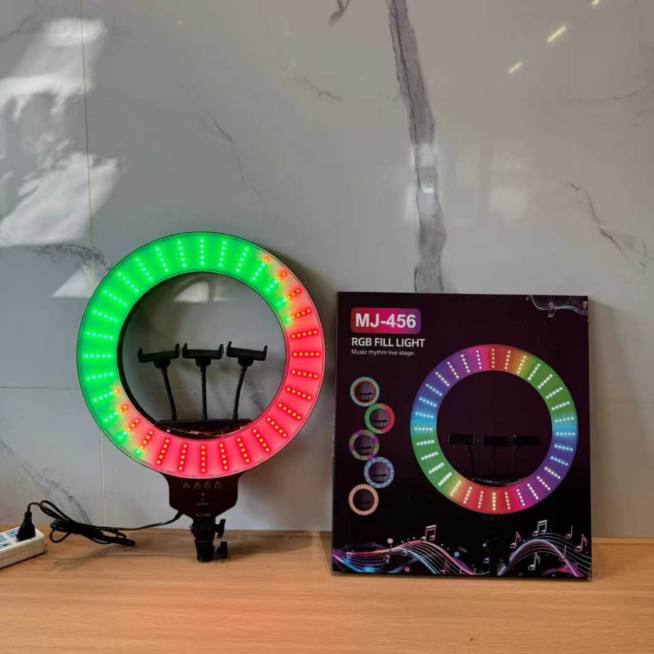 Customized processing of 10-inch RGB fill light, live streaming beauty light, ring light, photo beauty light and dazzling fill light detail image 3