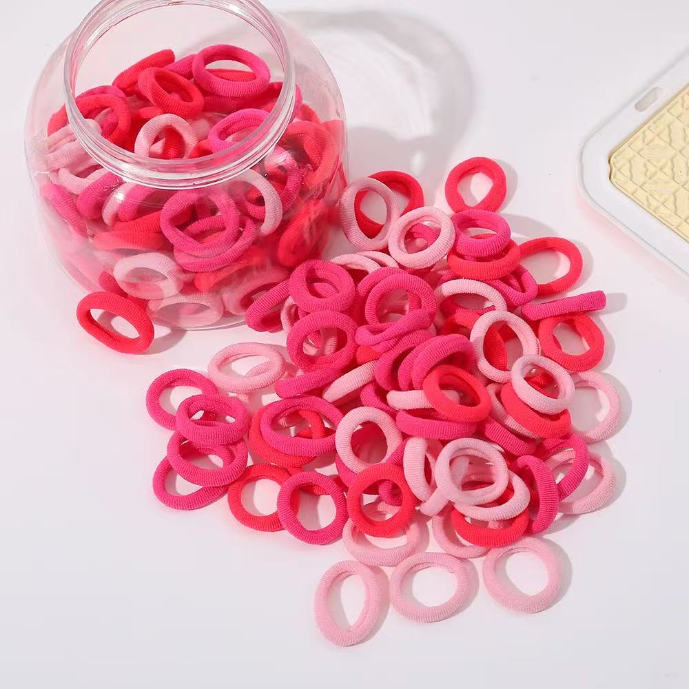 Colorful hair band, glass can, hair accessory set, large intestine hair band, leopard print pattern telephone line headband, children's hair accessory accessory 140648359 Application Scenario
