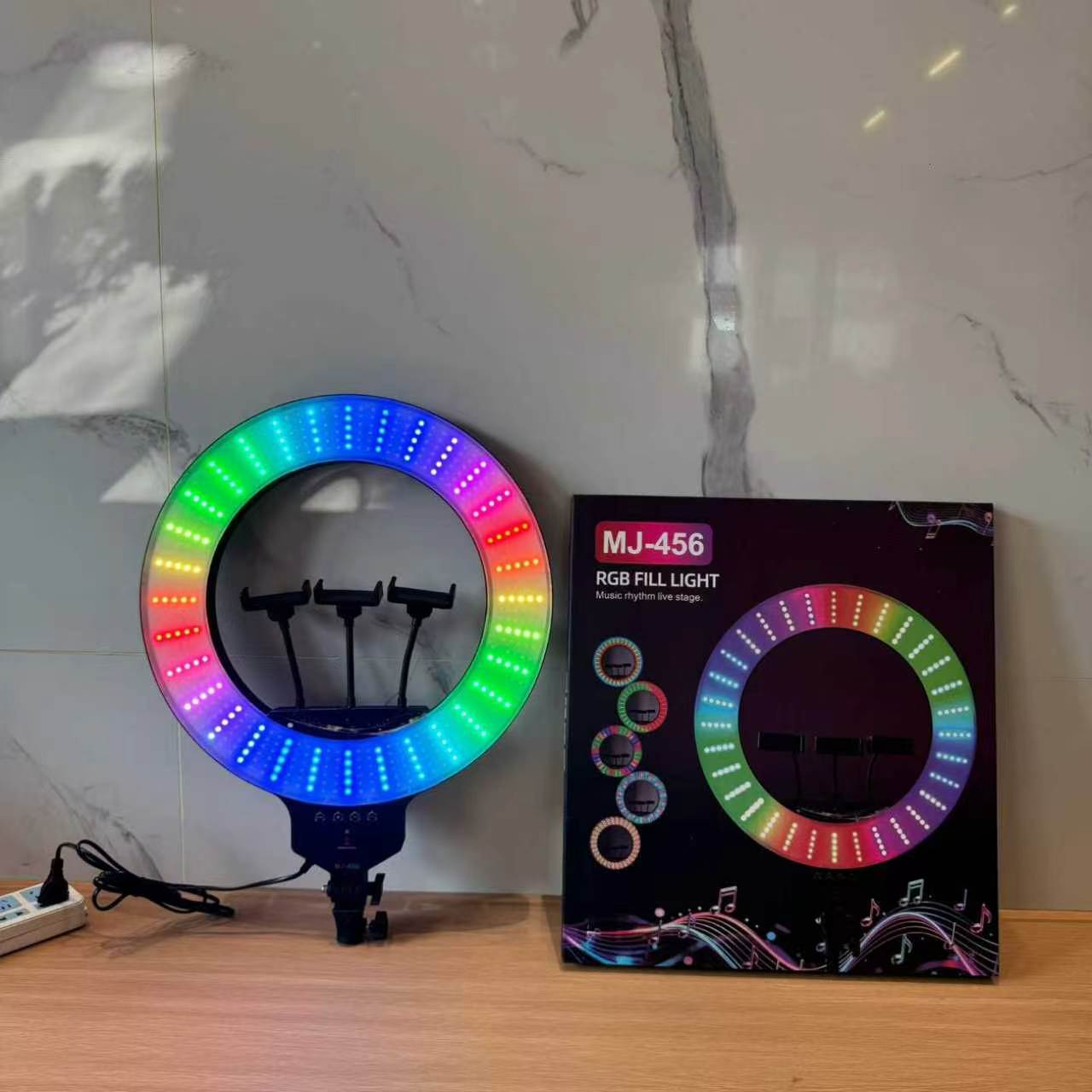Customized processing of 10-inch RGB fill light, live streaming beauty light, ring light, photo beauty light and dazzling fill light