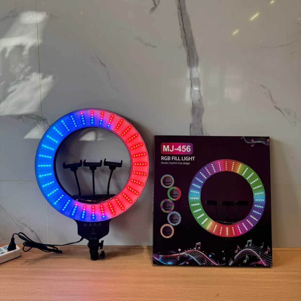 Customized processing of 10-inch RGB fill light, live streaming beauty light, ring light, photo beauty light and dazzling fill light details Picture