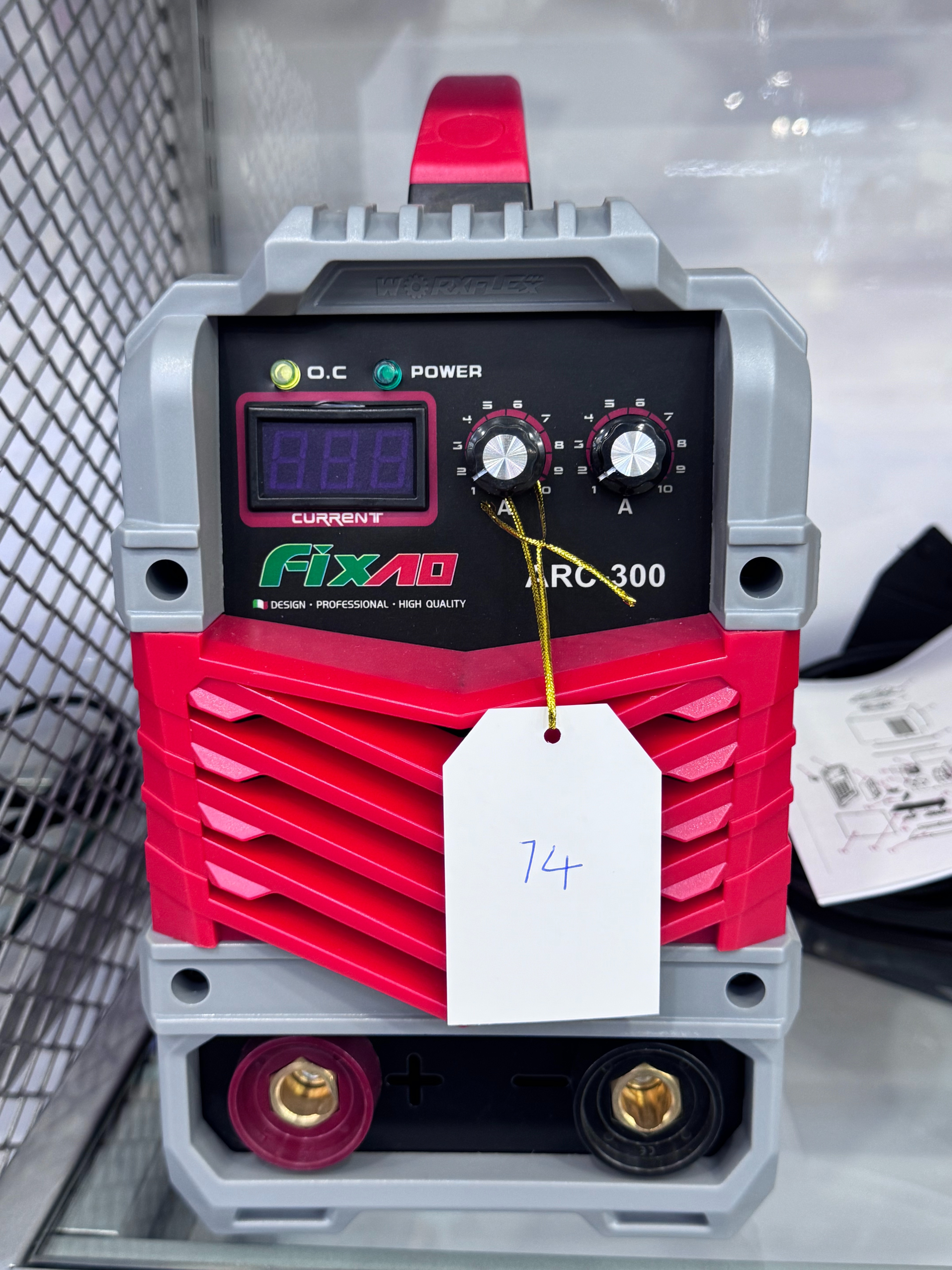 FIXAO ARC 300 electric welding machine, metal laser spot welding machine, red-gray high-efficiency welding equipment