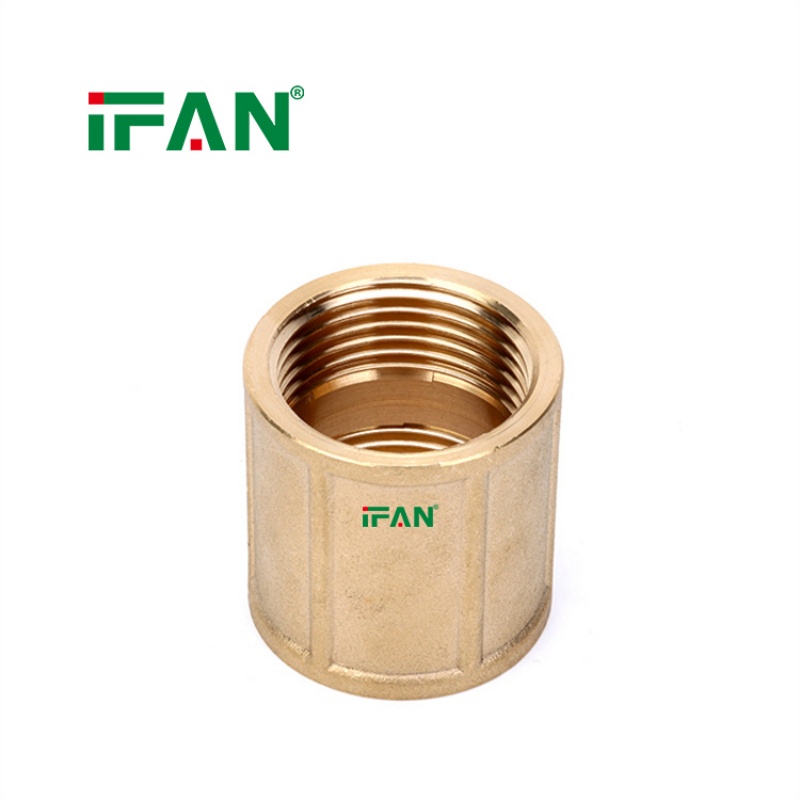 IFAN Forged Brass Pipe Fittings Straight Couplings Specification image