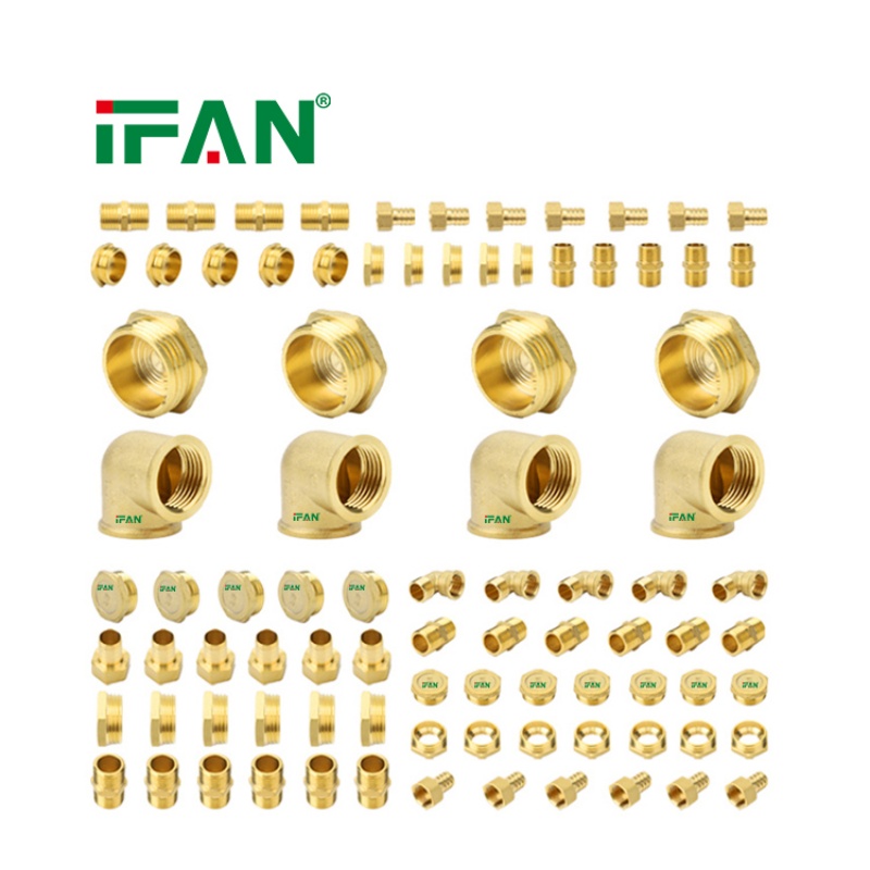IFAN Factory Wholesale Durable Brass Pipe Fittings Specification image