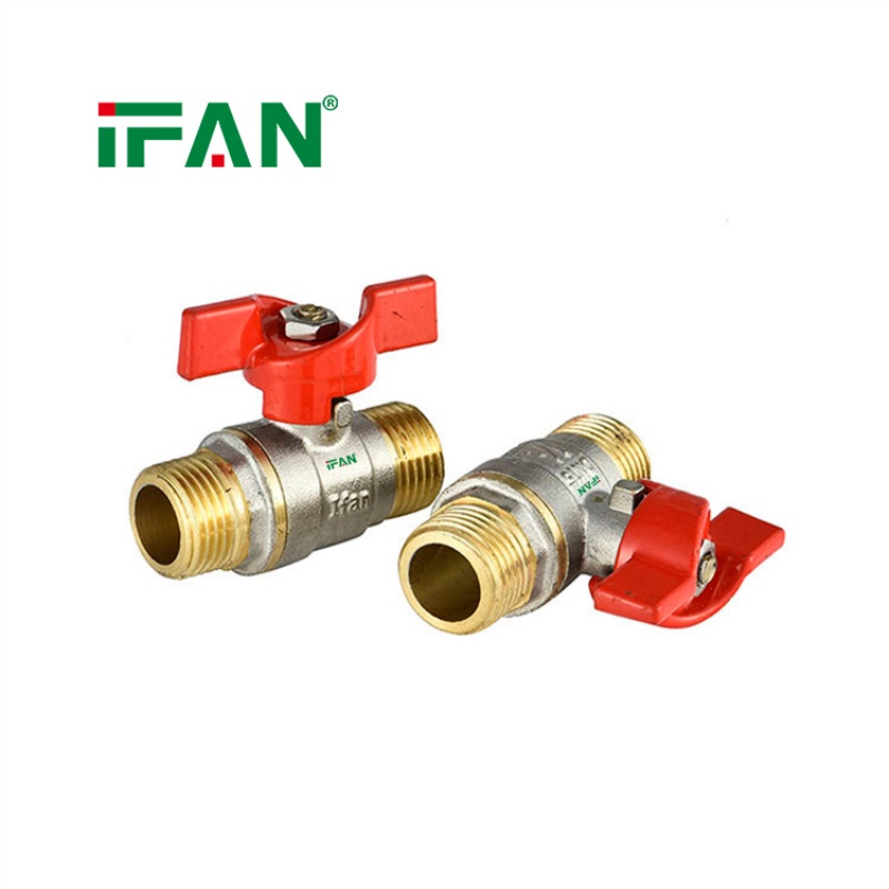 IFAN Factory Wholesale Brass Male-Threaded Ball Valve Item Picture