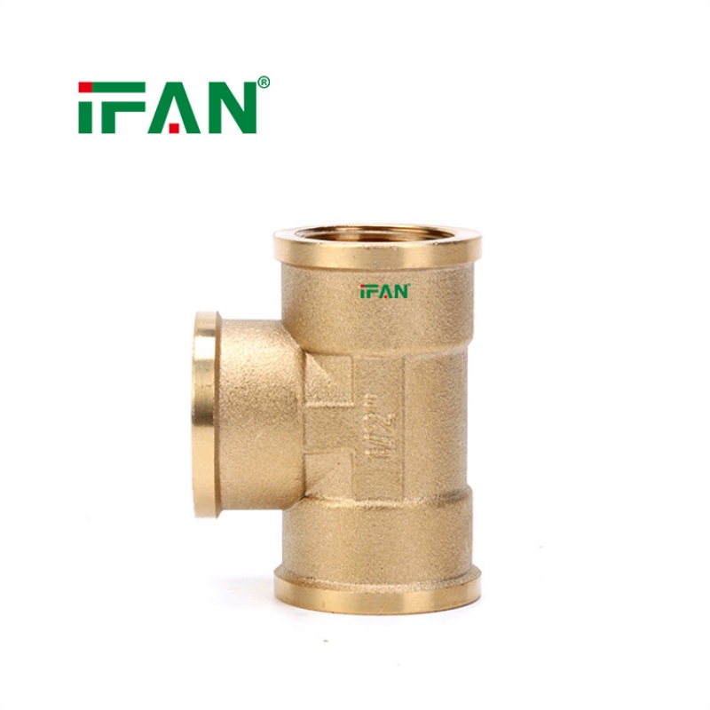 IFAN In-Stock Supply Brass Pipe Tee Fittings