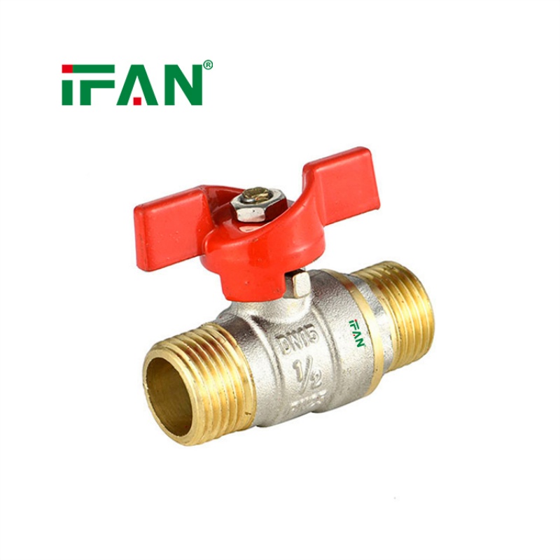 IFAN Factory Wholesale Brass Male-Threaded Ball Valve details Picture