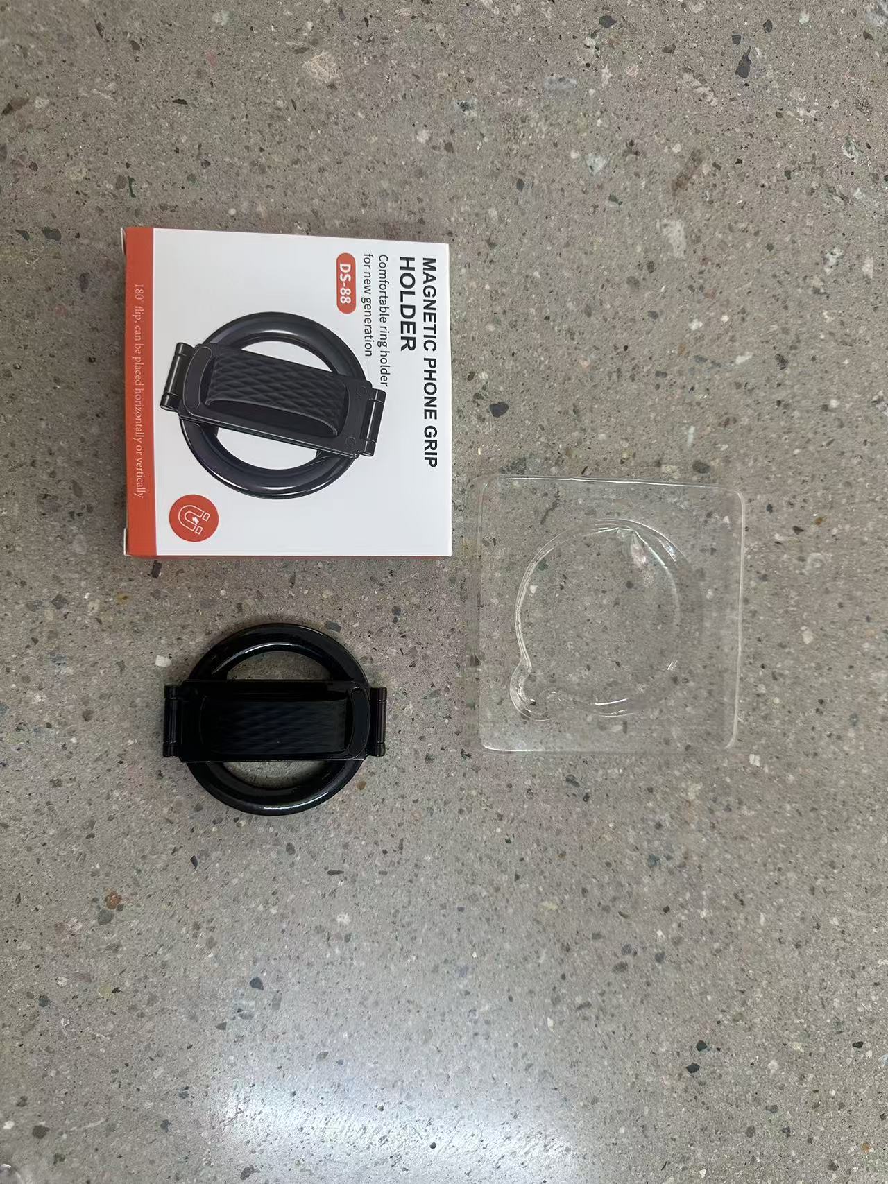 Magnetic phone stand ring buckle portable desktop back sticker lazy person skin-friendly liquid silicone new multi-functional universal detail image 4