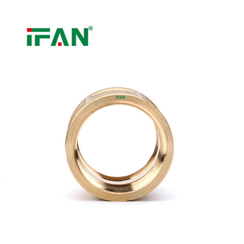 IFAN Forged Brass Pipe Fittings Straight Couplings Item Picture