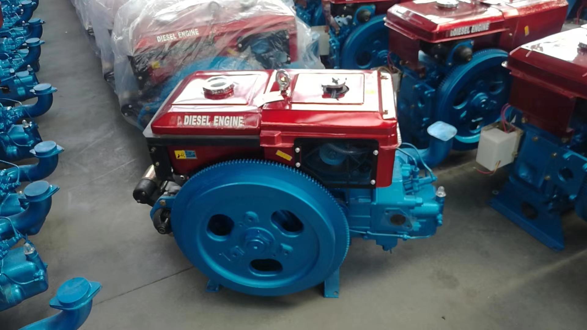 The ZS1125NML single-cylinder horizontal water-cooled four-stroke direct injection engine is suitable for small and medium-sized tractors, generator sets, water pump sets, crushers/vibration pumps and other agricultural and mining machinery details Picture