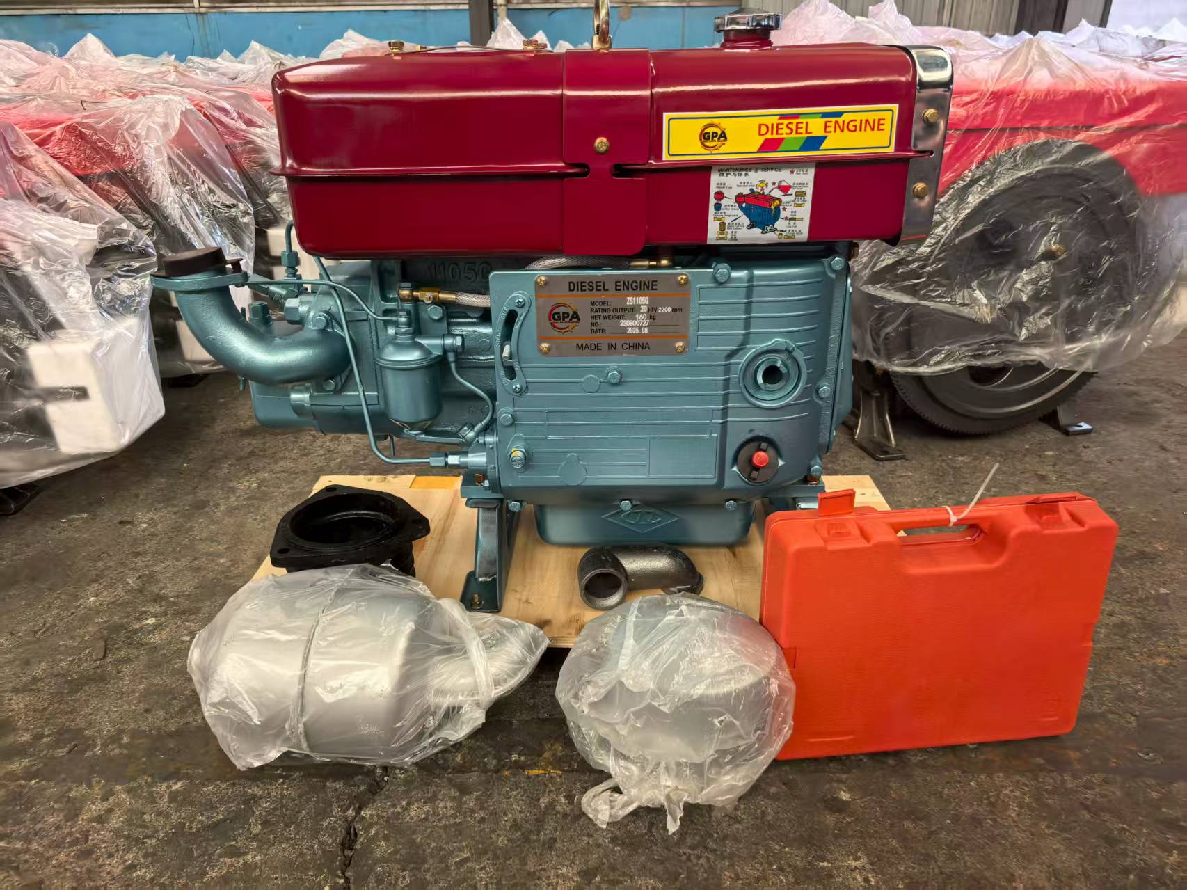 High-power agricultural ZS1115 horsepower and ZS1105 horsepower engines, suitable for water pumps and irrigation