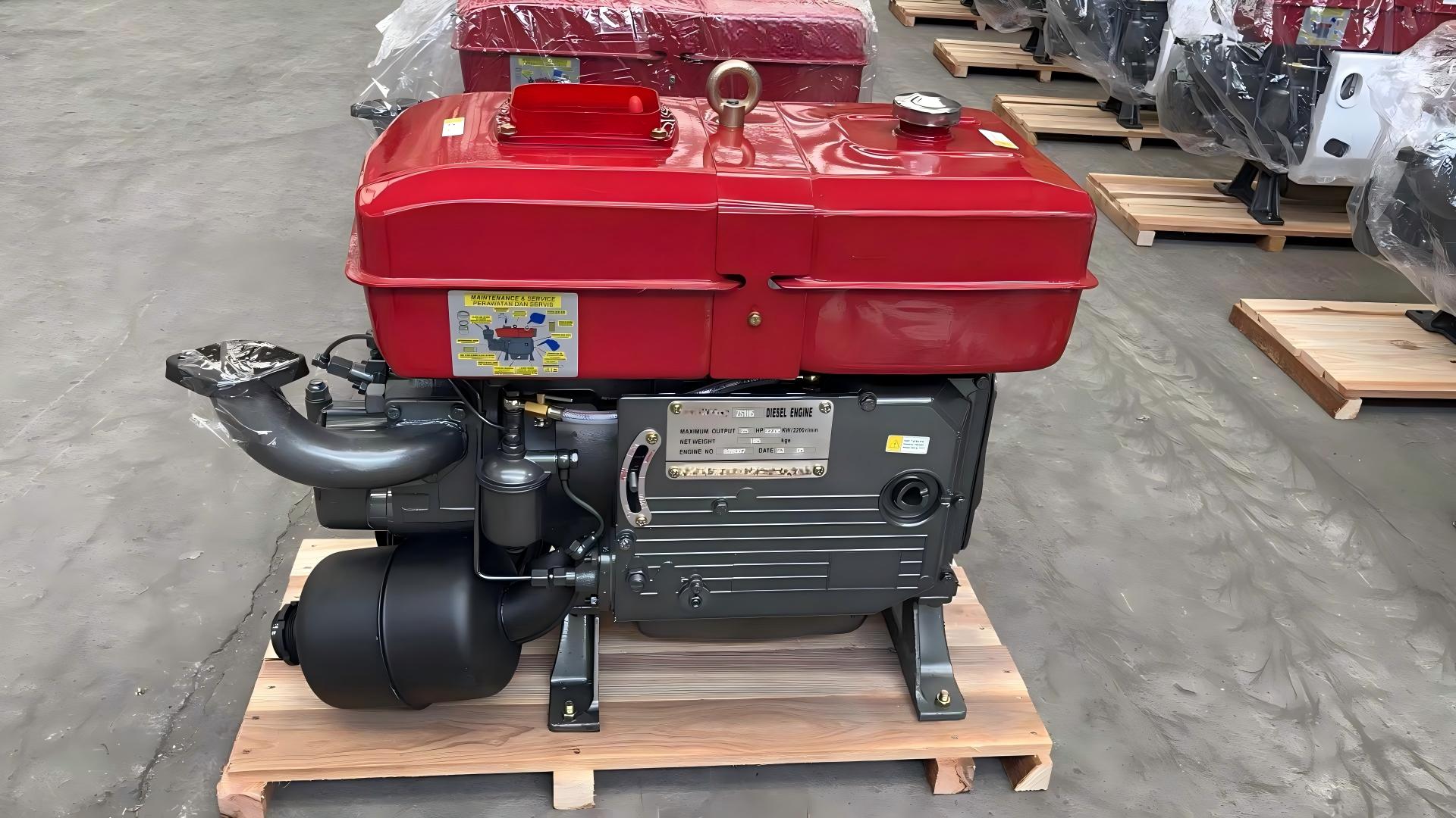 Water-cooled engines with full horsepower of 18/20/22/28 are suitable for gold panning and sand gold processing equipment in Africa