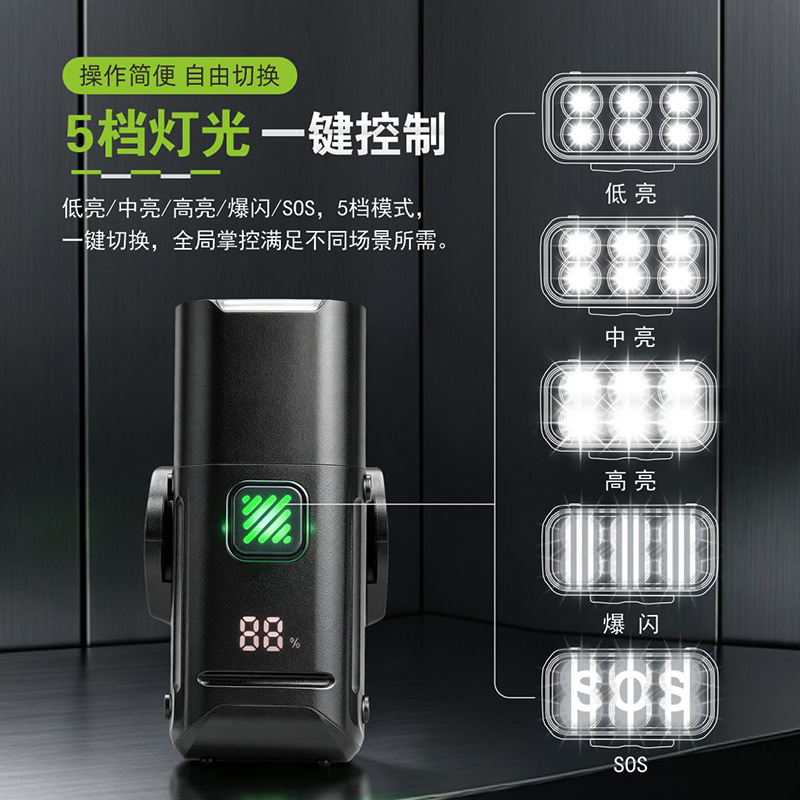 مصابيح من طراز FY-211 مزودة بمصابيح أمامية من طراز USB قابلة لإعادة الشحن، من طراز USB Specification image
