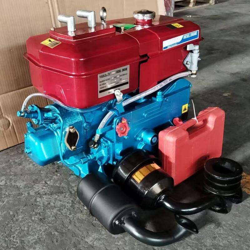 R 180 serie horizontal monocilindro refrigerado por agua motor, 4‑10 caballos de fuerza, ligero y ahorro de combustible, comercio exterior modelo de paseo clásico, suministro directo de la fábrica details Picture