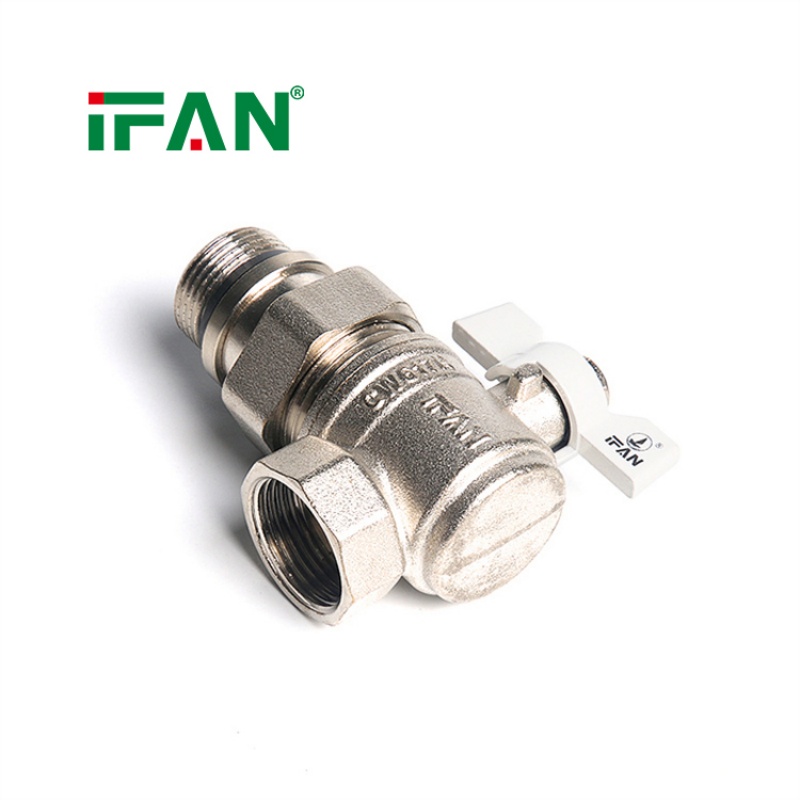IFAN Angle Valve with Single Union and Butterfly Handle Item Picture