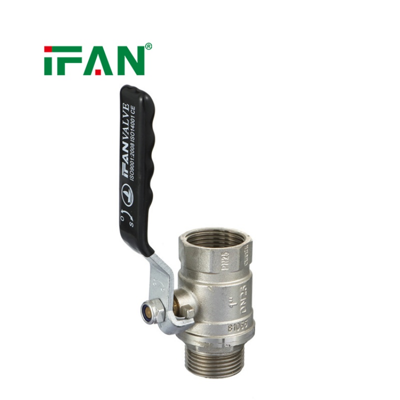 IFAN High-Quality Brass Ball Valve with Male Thread details Picture