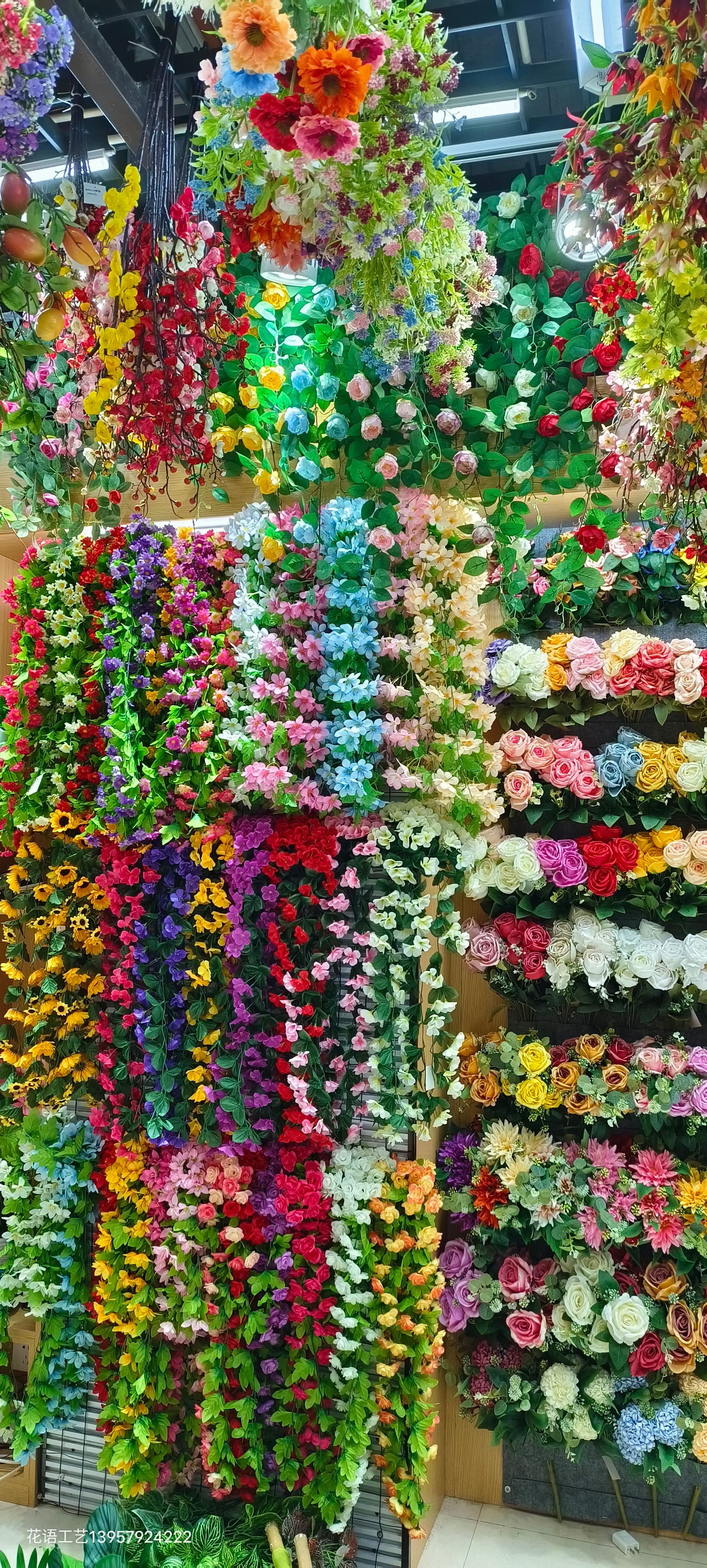 حرفة التجارة الخارجية: حرفة مزيفة مزخرفة أزهار مزيفة، وغرفة الجلوس، وزهور مكتبية detail image 5