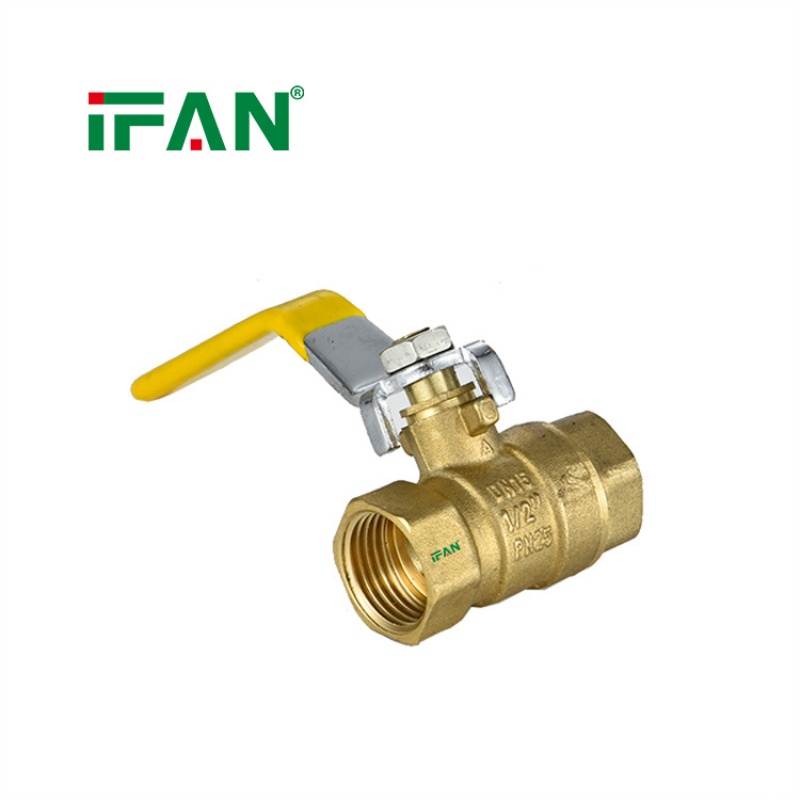 IFAN Reliable Yellow-Handle Female-Thread Ball Valve Specification image