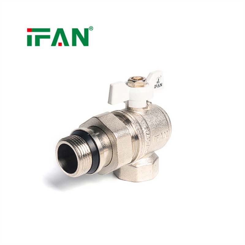IFAN Angle Valve with Single Union and Butterfly Handle Specification image