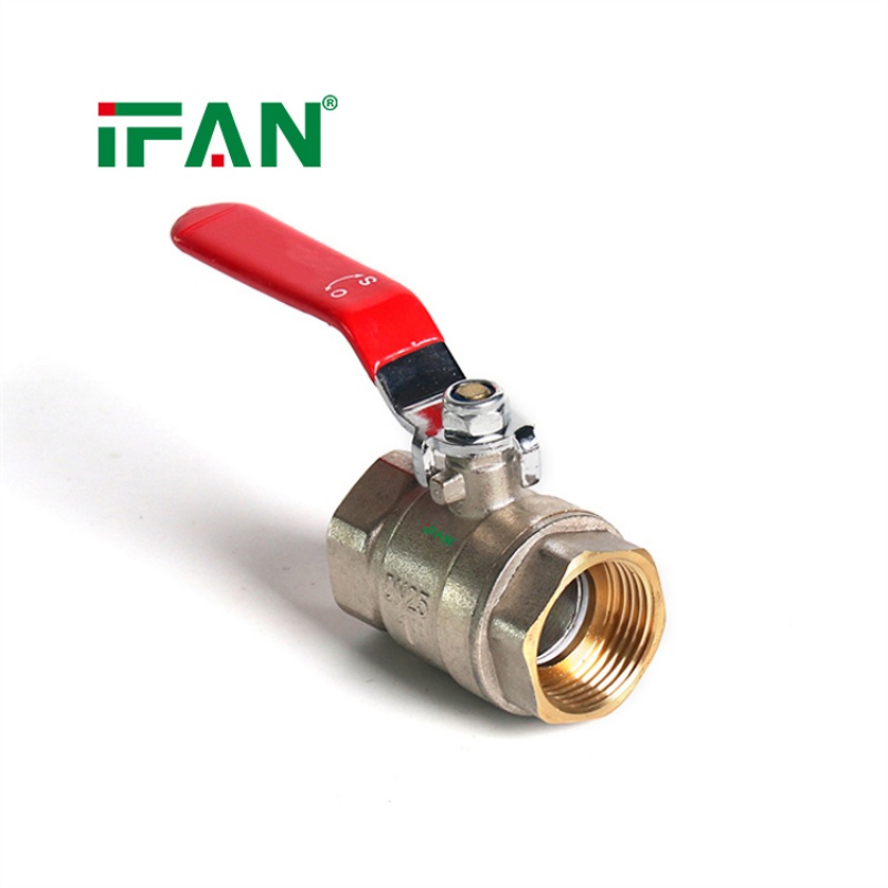 IFAN Factory Wholesale Red Long-Handle Ball Valve Specification image