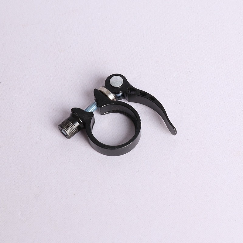 251005 Quick-release seat pipe clamp, mountain bike quick-release aluminum alloy seat pipe clamp, 31.8mm saddle pipe lock clamp, dead-fly road bike pipe clamp, seat bar fixing buckle Specification image