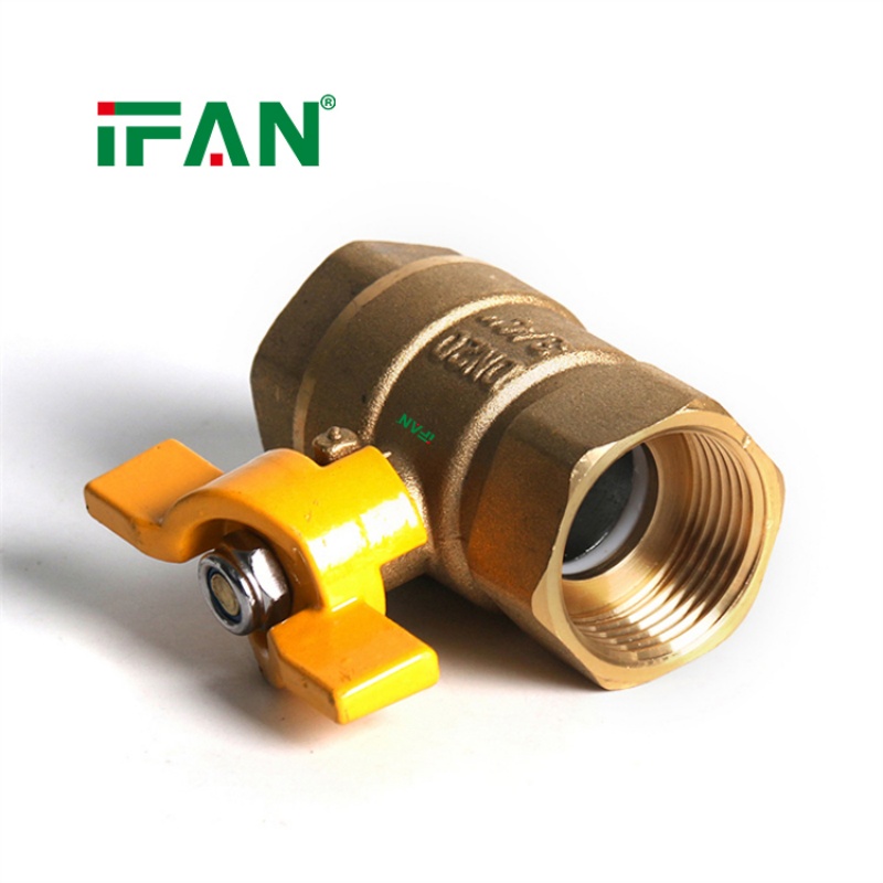 IFAN Durable Brass Valve with Butterfly Handle